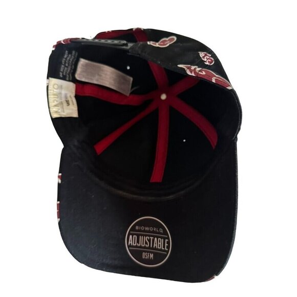 Naruto Shippuden Collection Akatsuki Logo Adjustable Hat Cap By Bioworld - Picture 3 of 5